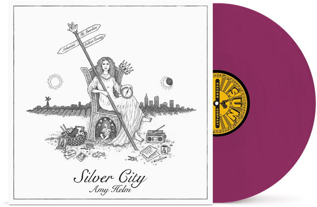 the album cover for Amy Helm - Silver City [Purple LP]