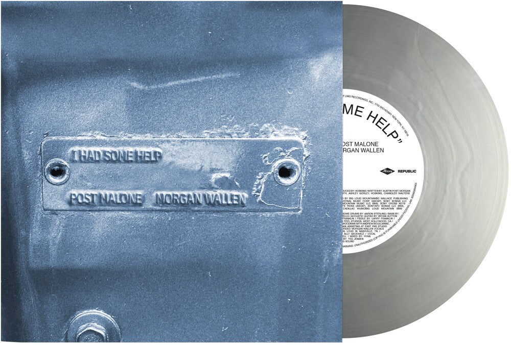 the album cover for Post Malone - I Had Some Help [Platinum 7inch Single]