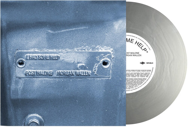 the album cover for Post Malone - I Had Some Help [Platinum 7inch Single]