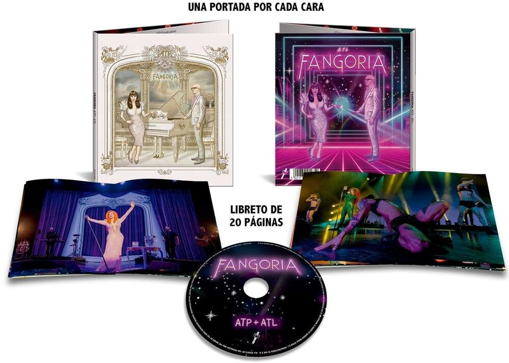 the album cover for Fangoria - Atp-Atl (A Todo Piano-A Todo Laser) (Spa)