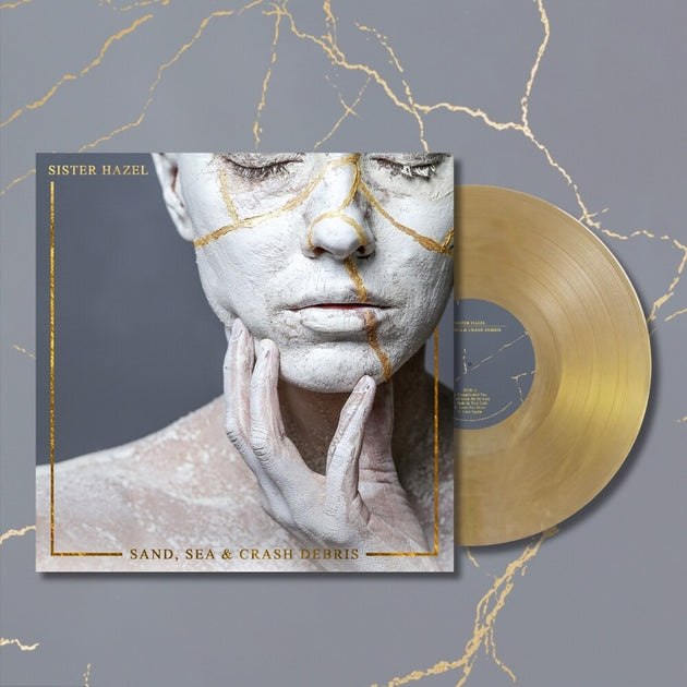 the album cover for Sister Hazel - Sand Sea & Crash Debris [Colored Vinyl] (Gol)