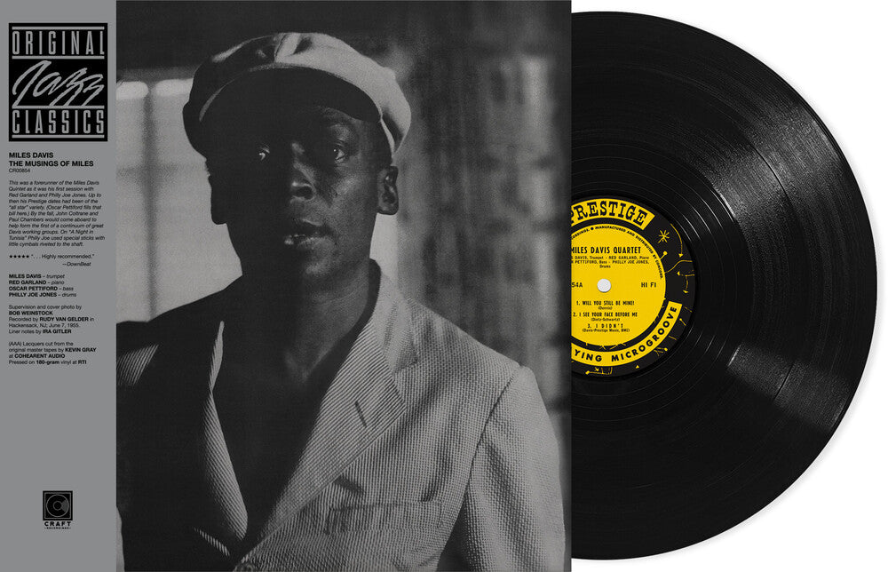 the album cover for Miles Davis  Quartet - Musings Of Miles (Original Jazz Classics Series)