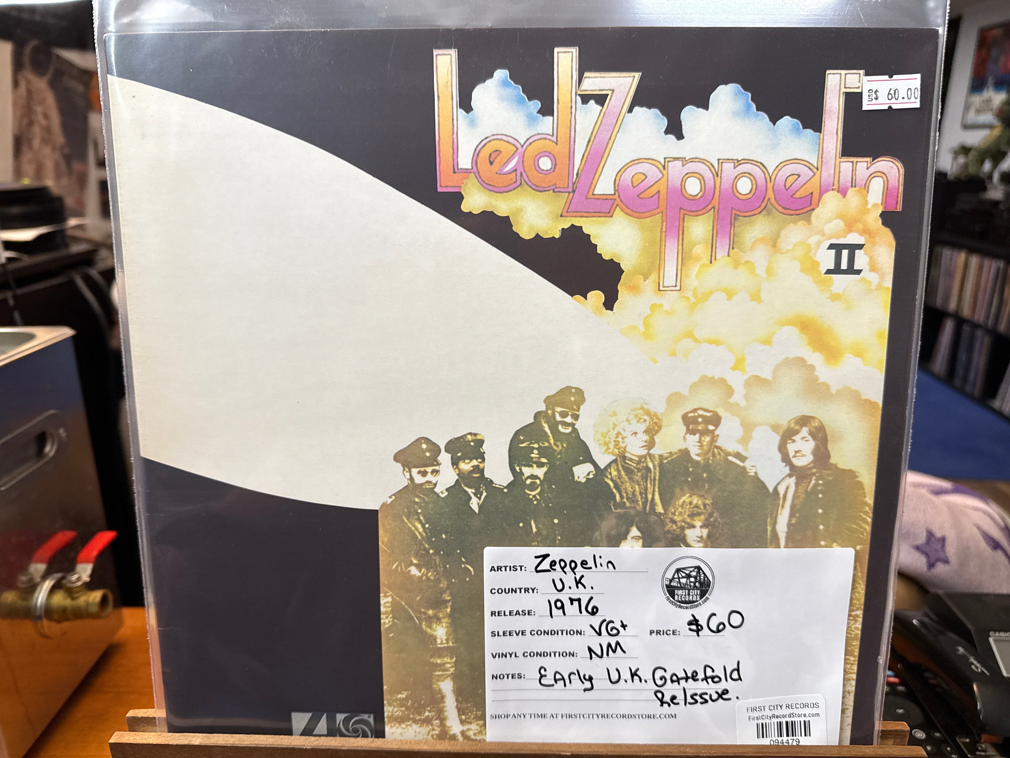 Led Zeppelin - II (1976 U.K. , USED)