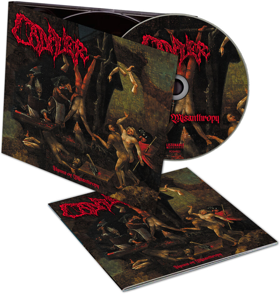 the album cover for Cadaver - Hymns Of Misanthropy (Bonus Tracks) [Limited Edition] (Ocrd)