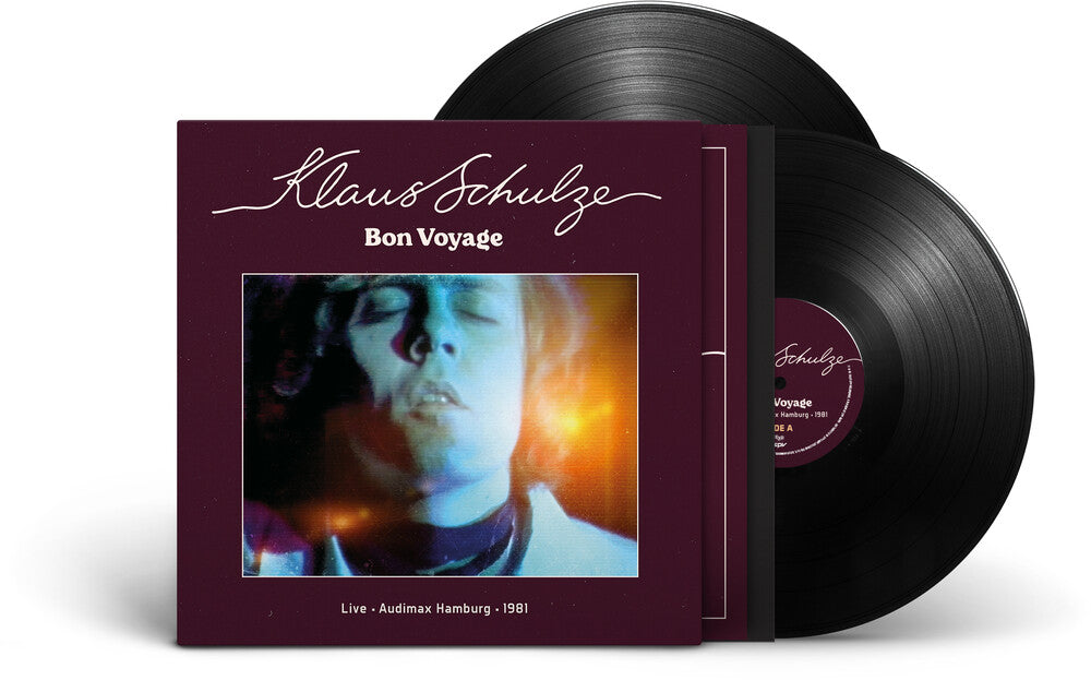 the album cover for Klaus Schulze - Bon Voyage (Live Audimax Hamburg 1981)
