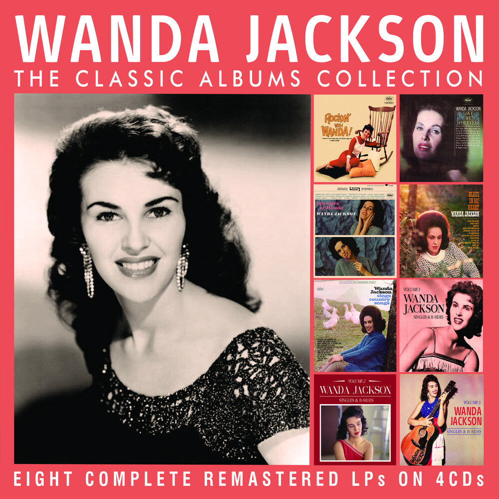 the album cover for Wanda Jackson - Classic Albums Collection