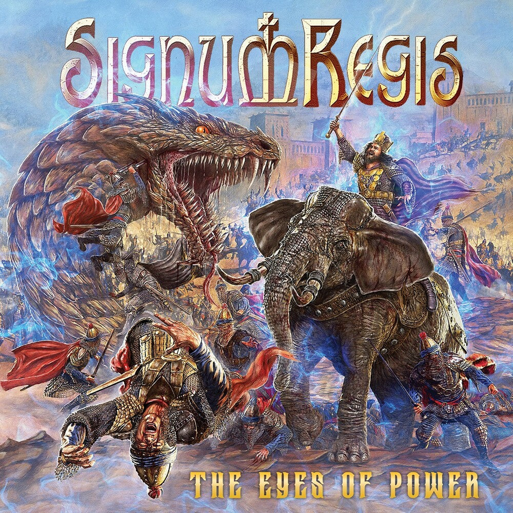the album cover for Signum Regis - Eyes Of Power (Remixed & Remastered 2025) [Reissue]