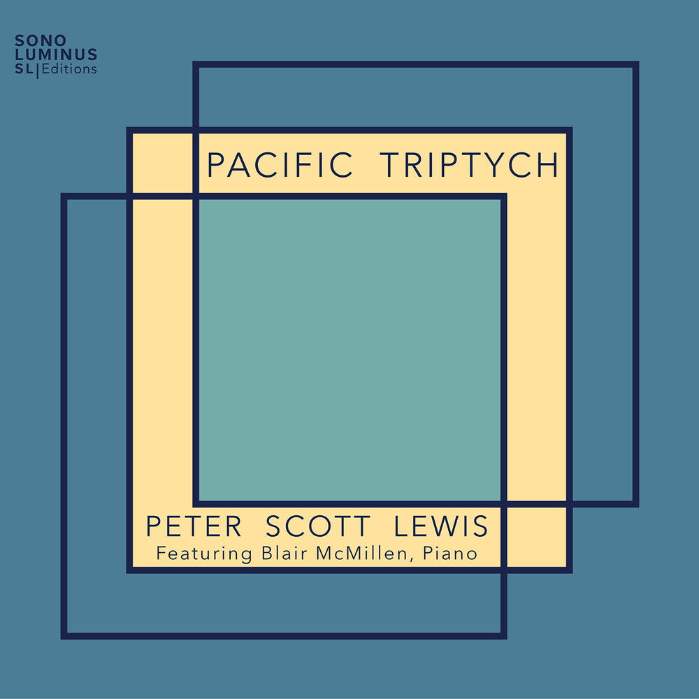 the album cover for Blair, McMillen / Lewis - Pacific Triptych