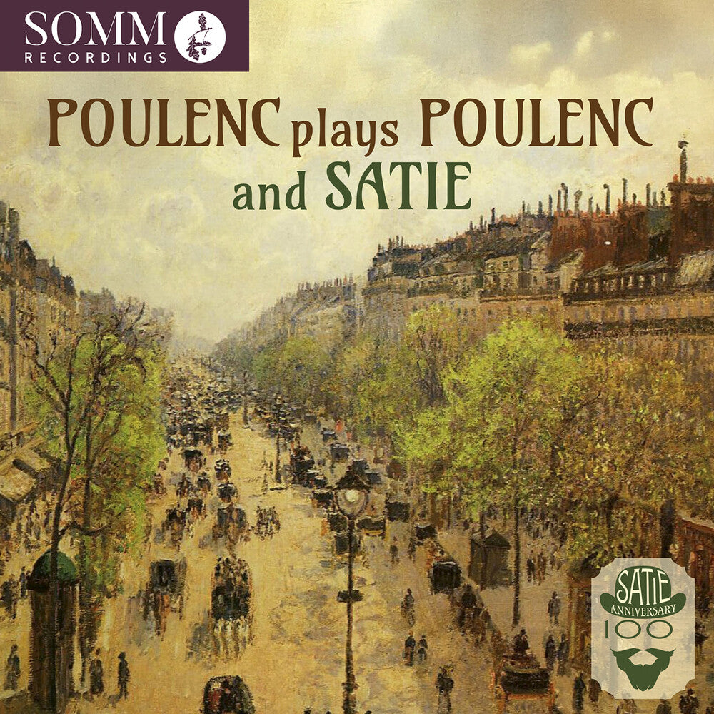 the album cover for Francis Poulenc  / Fevrier,Jacques - Poulenc Plays Poulenc & Satie