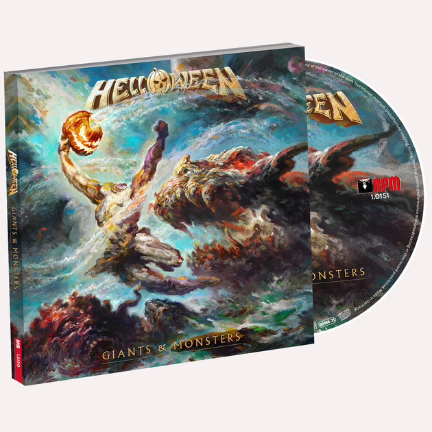 the album cover for Helloween - GIANTS &amp; MONSTERS