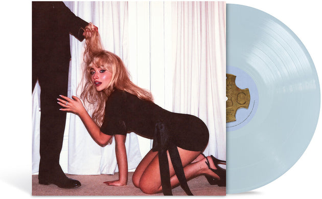 the album cover for Sabrina Carpenter - Man's Best Friend [Light Blue LP]