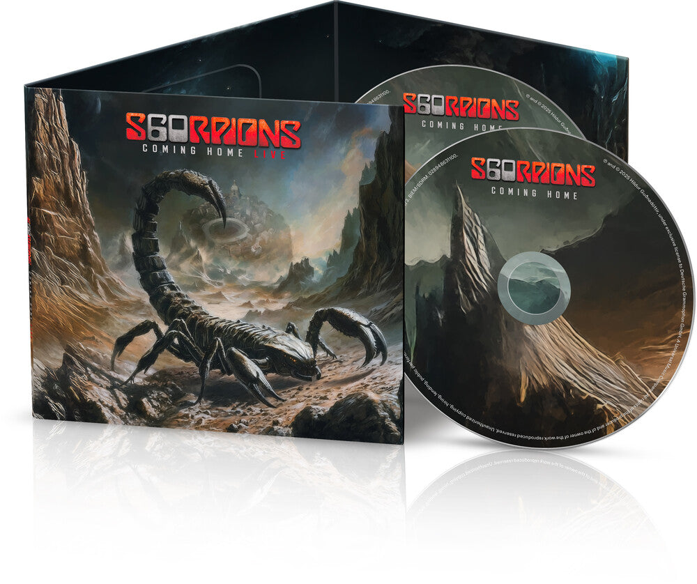 the album cover for Scorpions - Coming Home Live [180g 2 LP]