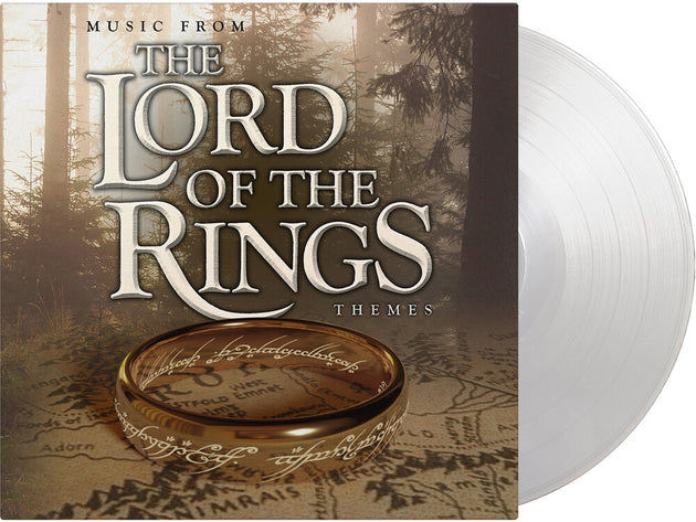 the album cover for Music From The Lord Of The Rings: Themes / Various - Music From The Lord Of The Rings: Themes / Various - Ltd 180gm Crystal Clear & White Vinyl