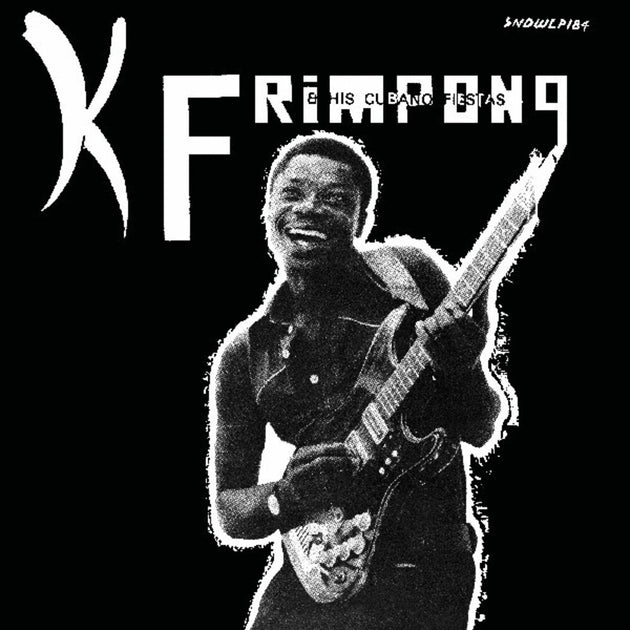 the album cover for K Frimpong . & His Cubano Fiestas - Black Album