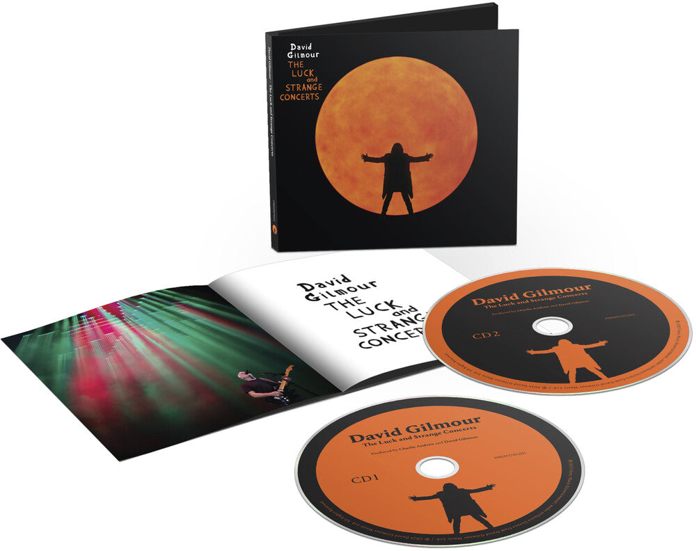 the album cover for David Gilmour - The Luck And Strange Concerts [2 CD Set with Booklet]