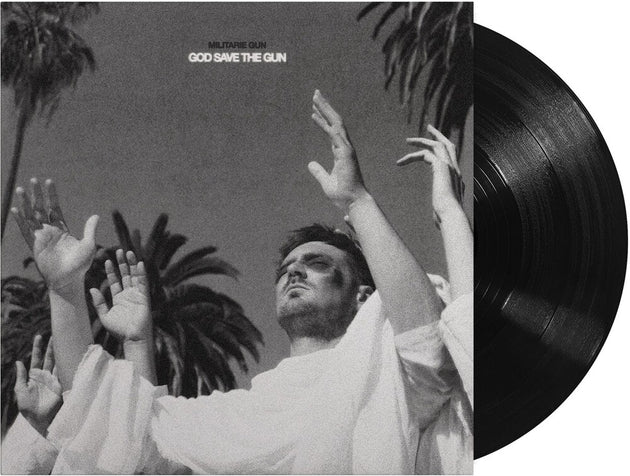 the album cover for Militarie Gun - God Save The Gun