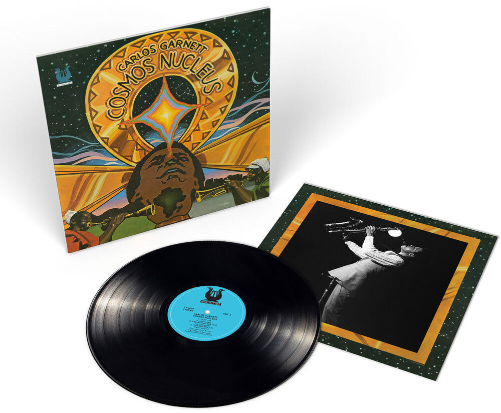 the album cover for Carlos Garnett - Cosmos Nucleus