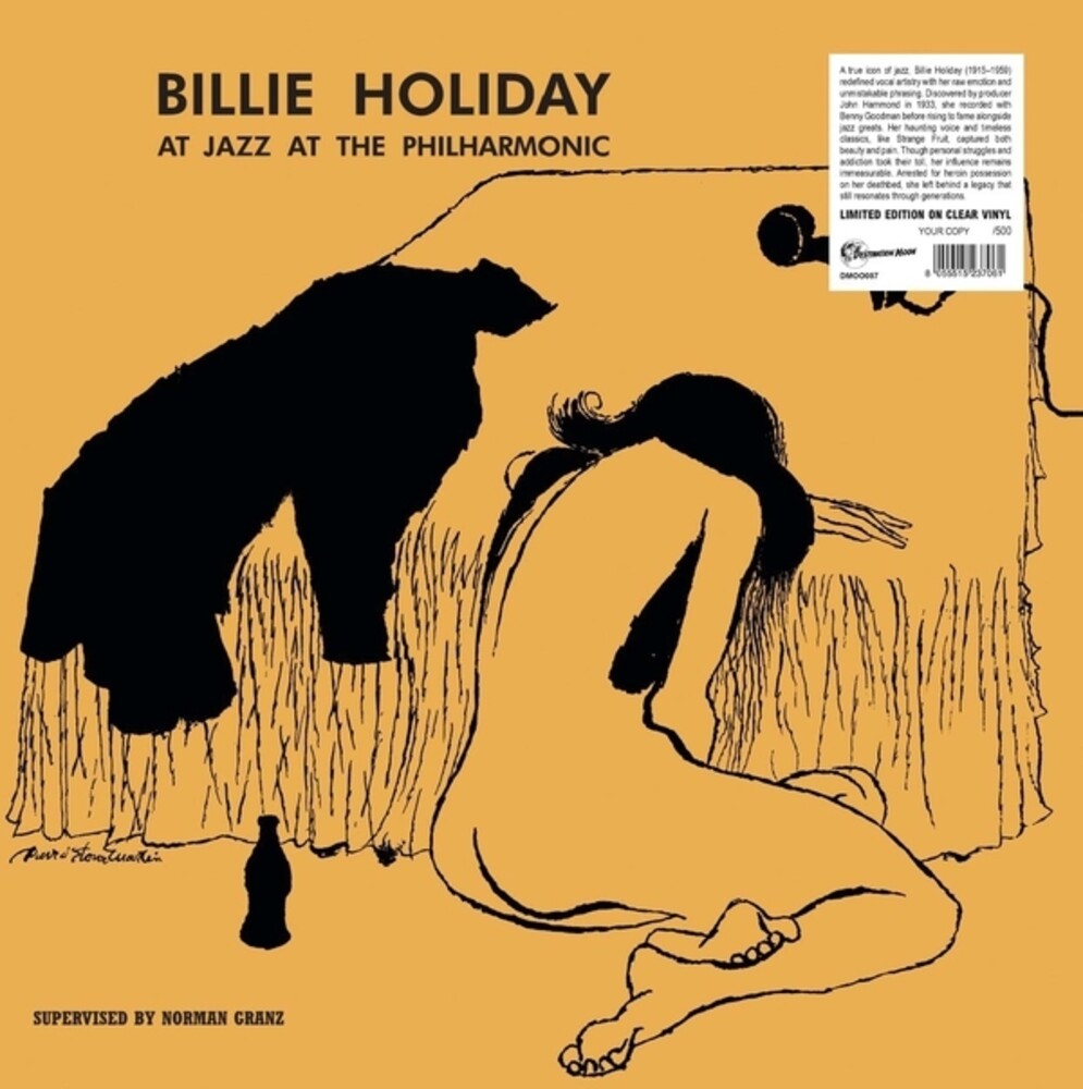 the album cover for Billie Holiday - Jazz At The Philharmonic [Clear Vinyl]