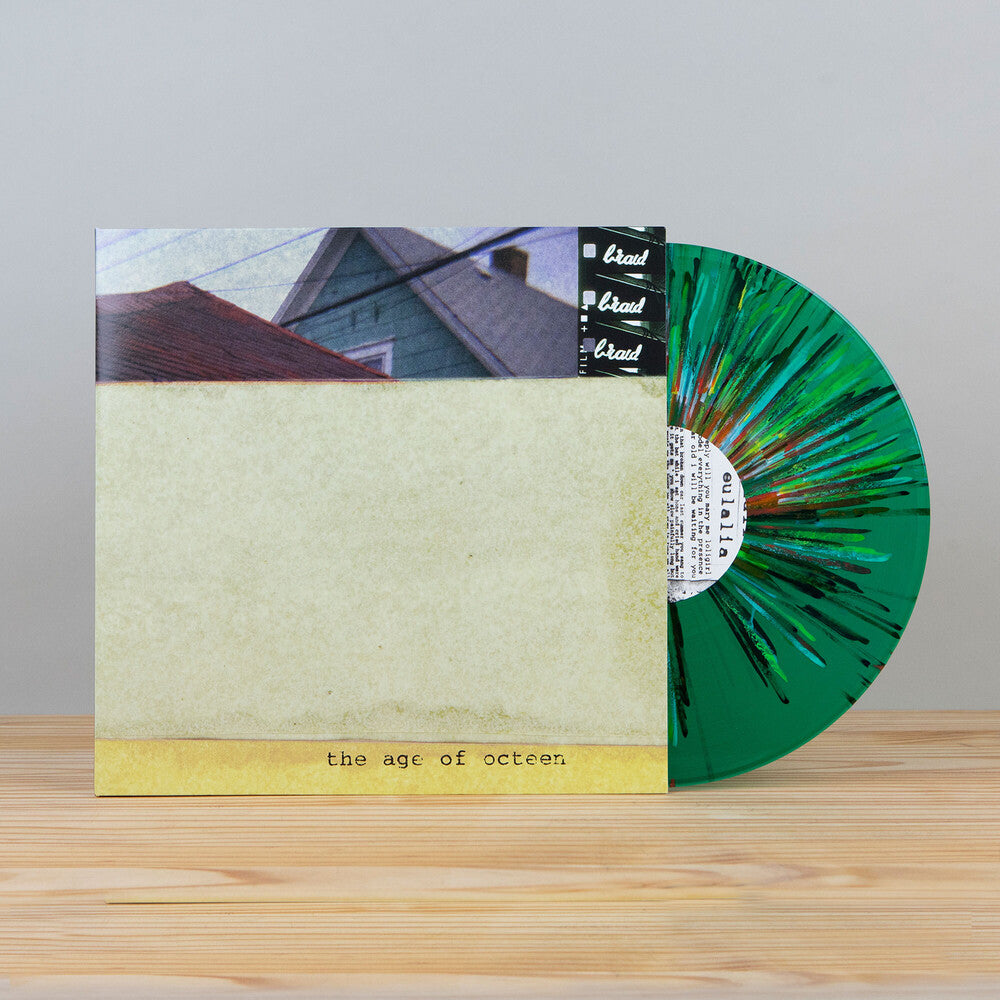 the album cover for Braid - Age Of Octeen - Green [Colored Vinyl] (Gate) (Grn) [Download Included]