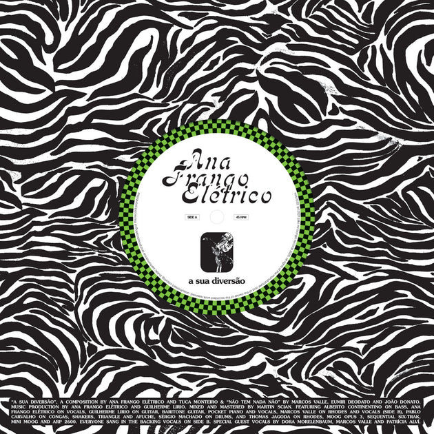 the album cover for Ana Frango Elétrico - Sua Diversao / Nao Tem Nada Nao
