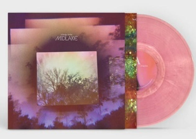 the album cover for Midlake - Bridge To Far [180 Gram Pink Colored Vinyl]