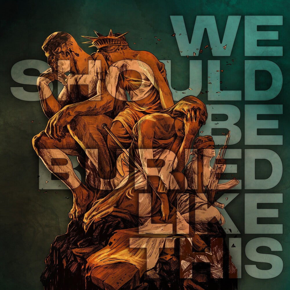 the album cover for Bloodred Hourglass - We Should Be Buried Like This [Deluxe]