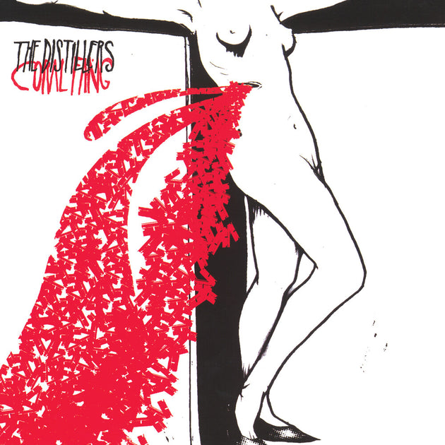 the album cover for Distillers - Coral Fang (Brick & Mortar Exclusive) (Rktbr25) [Colored Vinyl]