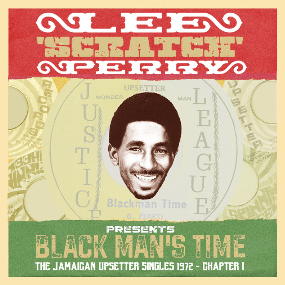 the album cover for Lee Scratch Perry Presents Black Man's Time / Var - Lee Scratch Perry Presents Black Man's Time / Var