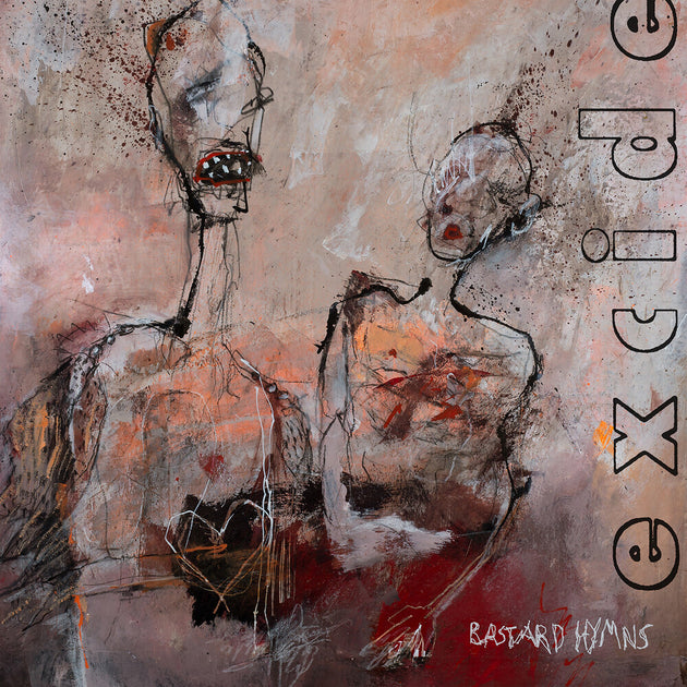the album cover for Excide - Bastard Hymns