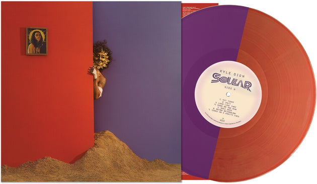 the album cover for Kyle Dion - Soular [Orchid/Apricot Colored Vinyl]