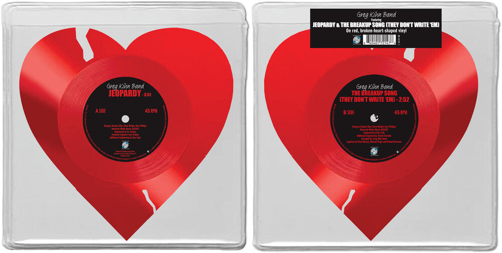the album cover for Greg Kihn Band - Jeopardy/Breakup Song (They Don't Write 'em) [Limited Edition]