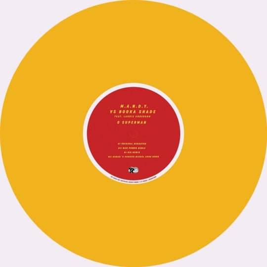 the album cover for Mandy / Booka Shade / Laurie Anderson - O Superman 2025 [Colored Vinyl] (Ep) (Ylw)