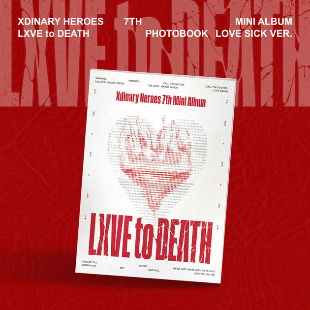 the album cover for Xdinary Heroes - Lxve To Death [Love Sick Ver.]