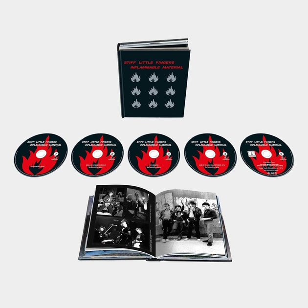 the album cover for Stiff Little Fingers - Inflammable Material (W/Dvd) [Remastered]