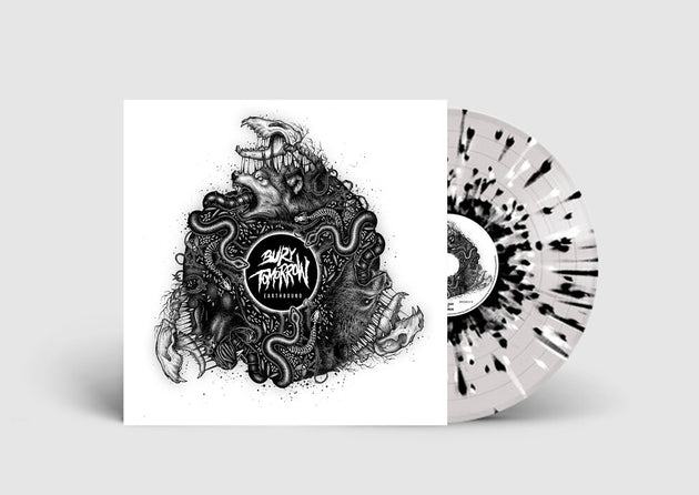the album cover for Bury Tomorrow - Earthbound [Clear Splatter Vinyl] (Reissue)