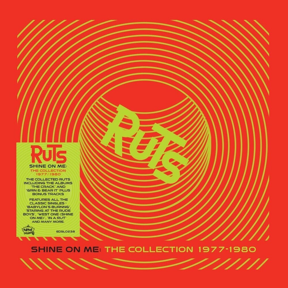 the album cover for Ruts - Shine On Me: The Singles Collection 1979-1980 (Uk)
