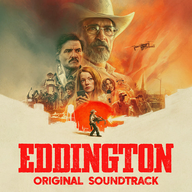 the album cover for Daniel Pemberton / Bobby Krlic - Eddington - O.S.T. [Red/Blue]