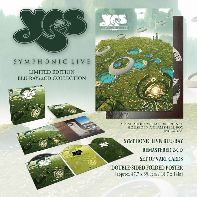 the album cover for Yes - Symphonic Live [2CD+BR]