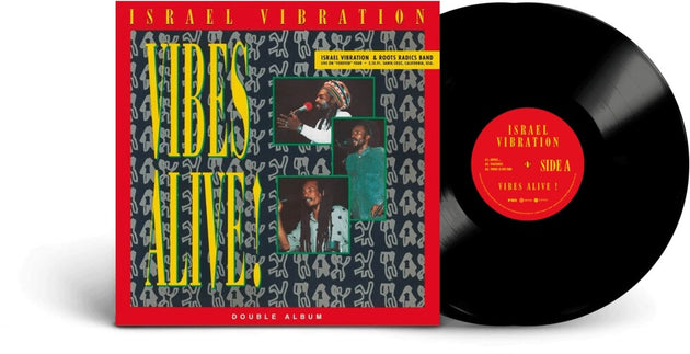 the album cover for Israel Vibration - Vibes Alive [Indie Exclusive]