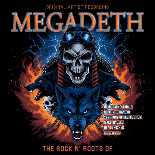 the album cover for Megadeth - Rock N Roots Of [Orange]