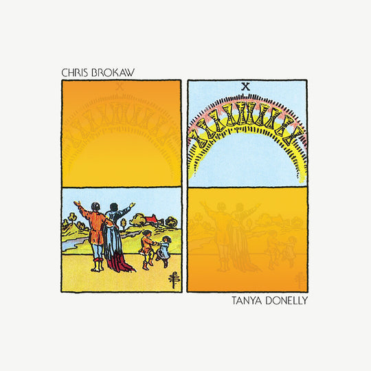 the album cover for Tanya Donelly  / Brokaw,Chris - Undone Is Done Again [Yellow]