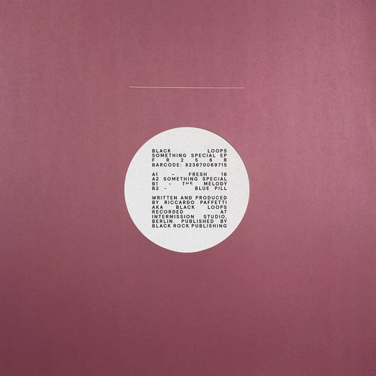 the album cover for Black Loops - Something Special (Bonus Track)