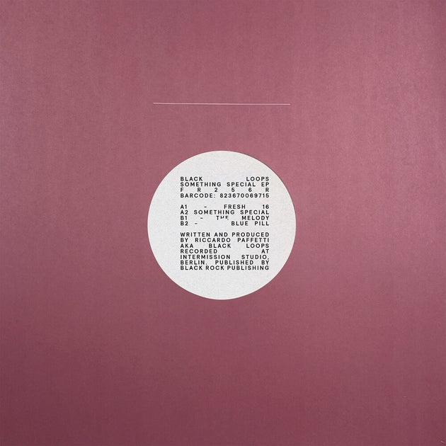 the album cover for Black Loops - Something Special (Bonus Track)
