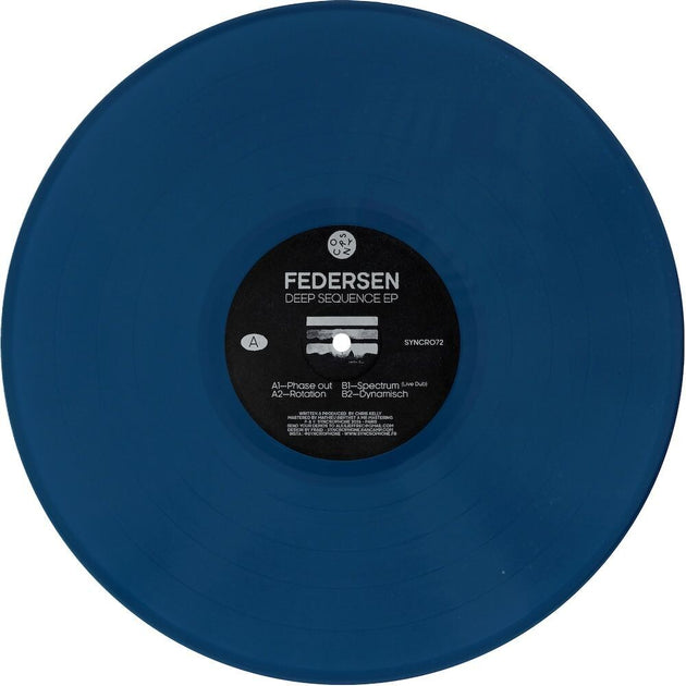 the album cover for Federsen - Deep Sequence (Blue) [Colored Vinyl] (Ep)