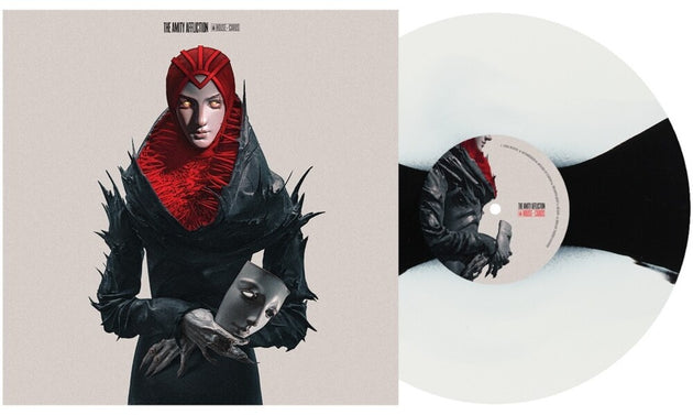 the album cover for The Amity Affliction - House of Cards [Indie Exclusive White / Black / White Tri-Stripe]