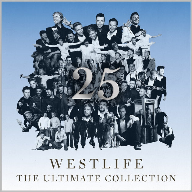 the album cover for Westlife - 25 - The Ultimate Collection