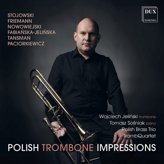 the album cover for Wojciech Jelinski - Polish Trombone Impressions