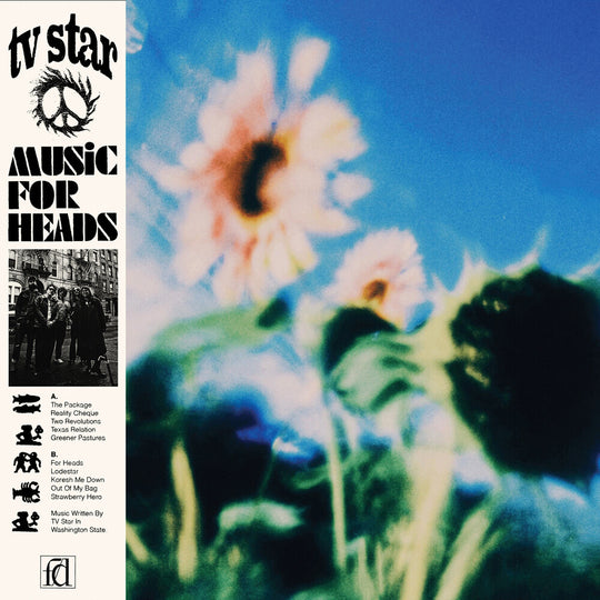 the album cover for Tv Star - Music For Heads - Blue (Blue) [Colored Vinyl]