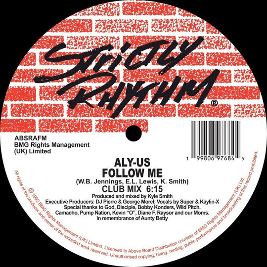 the album cover for Aly-Us - Follow Me