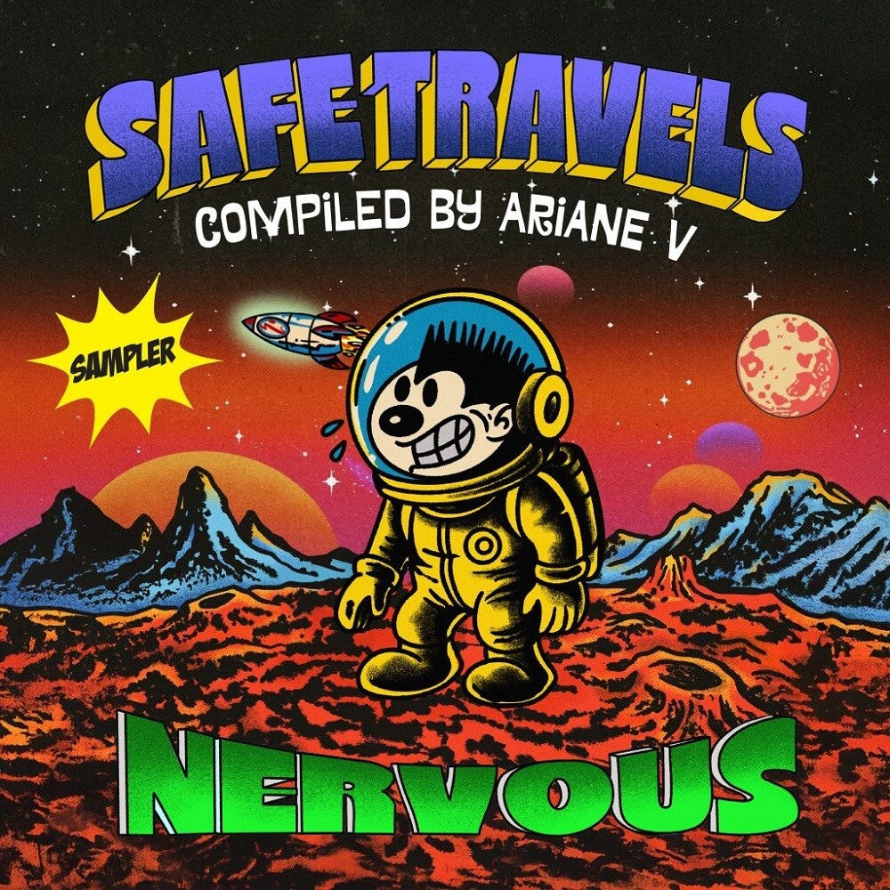 the album cover for Safe Travels Sampler (Compiled by Ariane V) / Var - Safe Travels Sampler (Compiled by Ariane V)